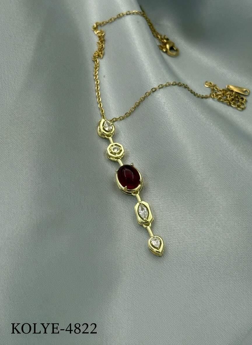 Çelik Y Kolye 45cm // KOLYE-4822