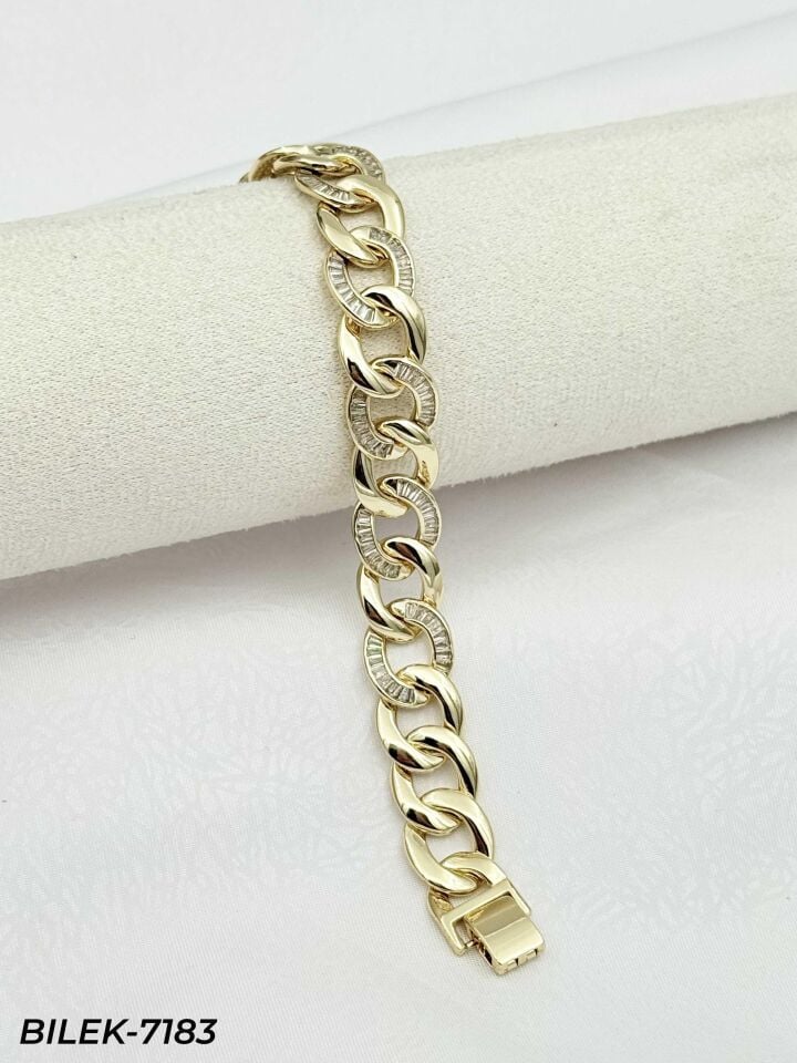 14K CM Künye Bileklik // BILEK-7183