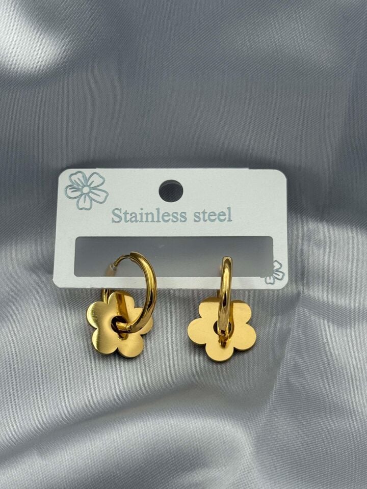 Çelik Set Küpe // KÜPE-3521