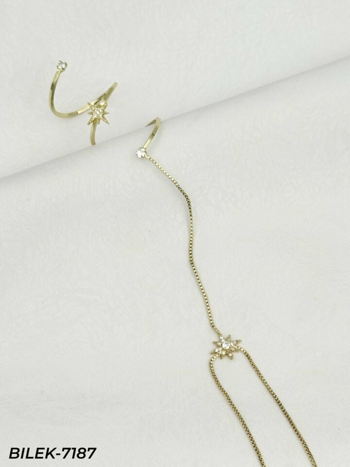 14K Yüzüklü Şahmeran // BILEK-7187