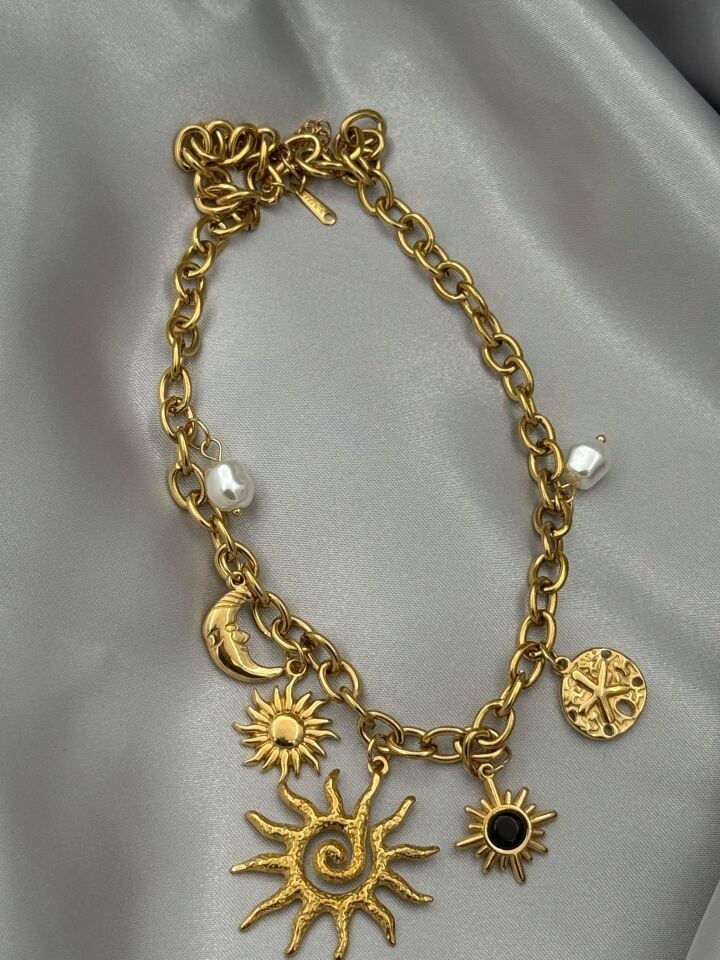 Çelik Kolye 45cm // KOLYE-4829