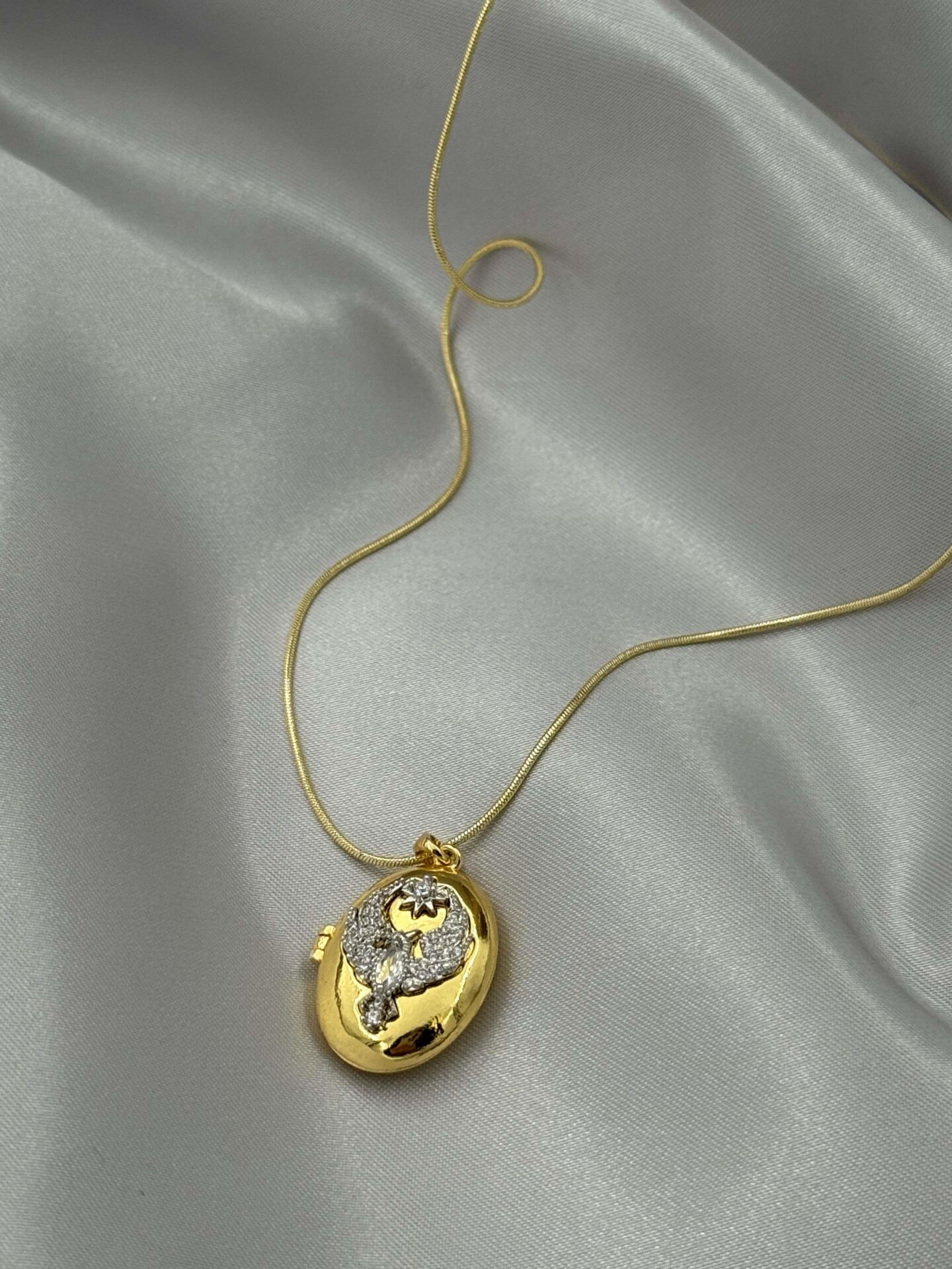 Stahl Alya Halskette 45cm // NECKLACE-4838