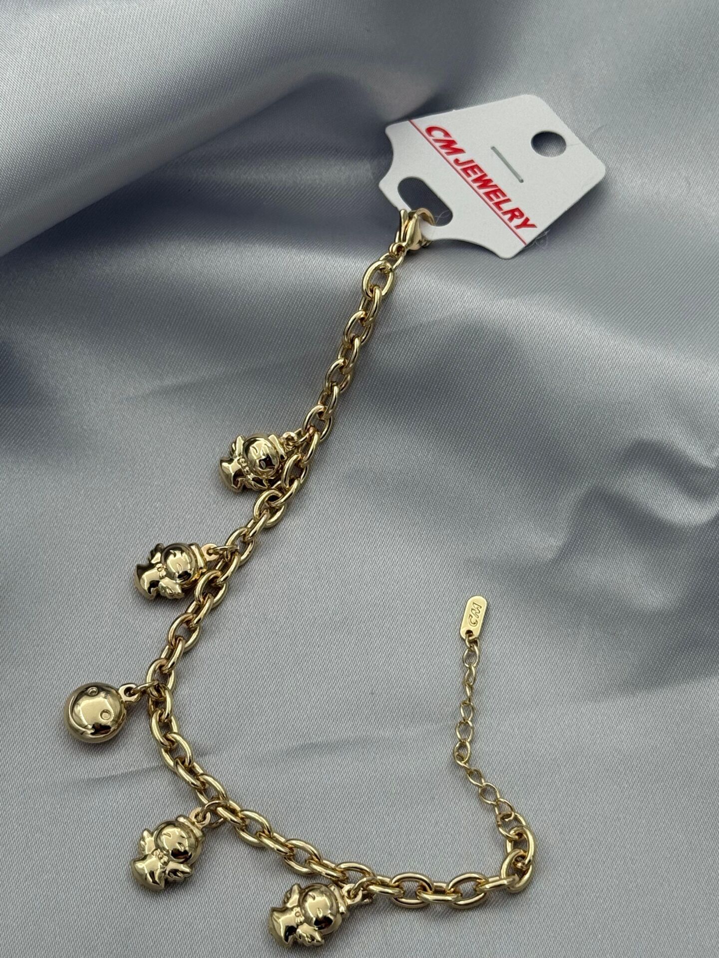 14K CM Bileklik // BILEK-5352