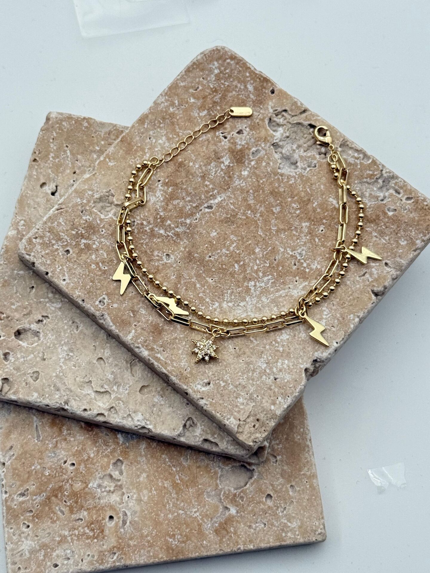 14K CM Bileklik // BILEK-5858