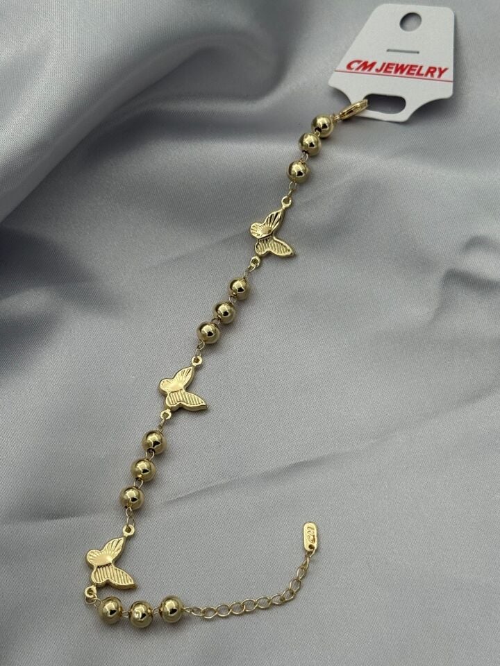 14K CM Bileklik // BILEK-5364