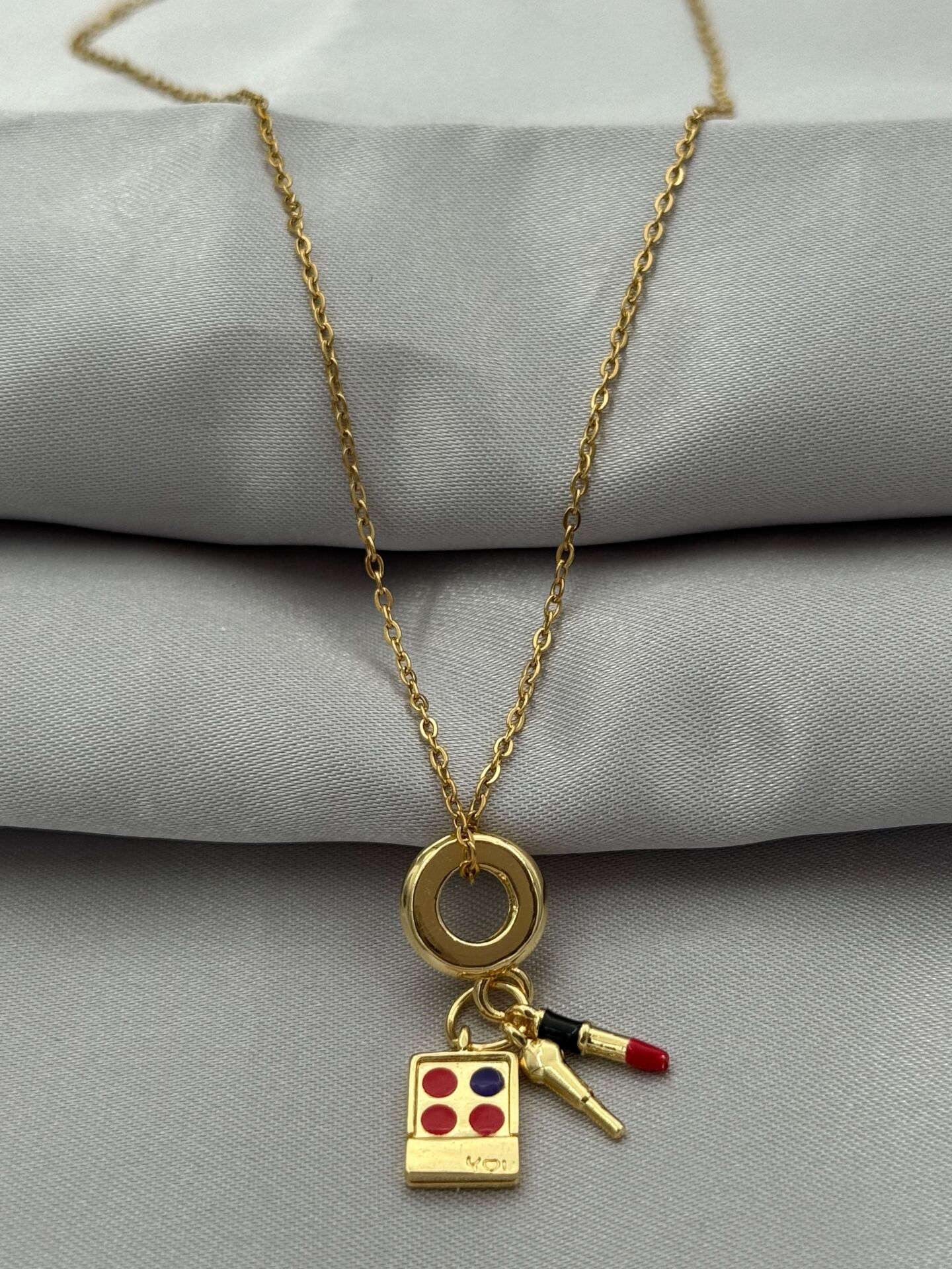 Çelik Kolye 45cm // KOLYE-5278