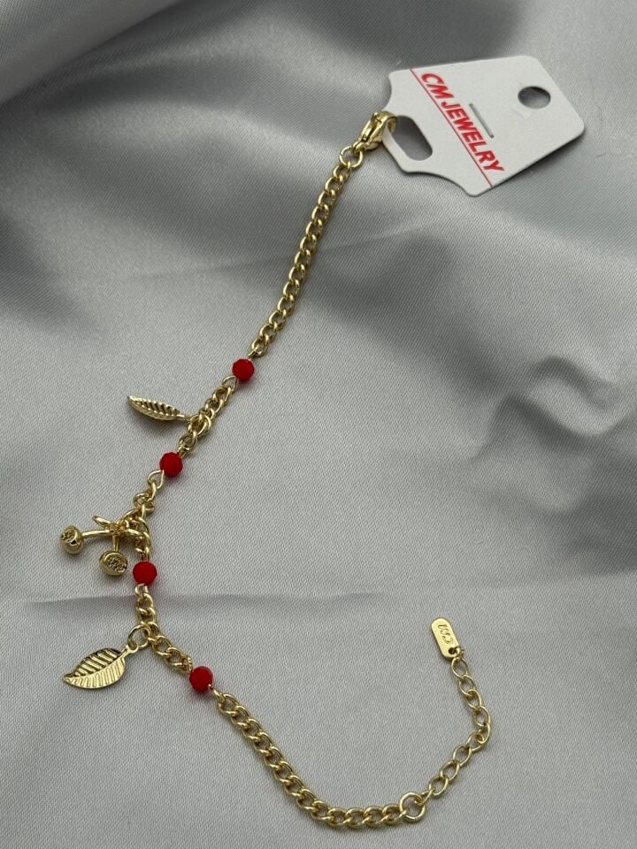 14K CM Bileklik // BILEK-5371