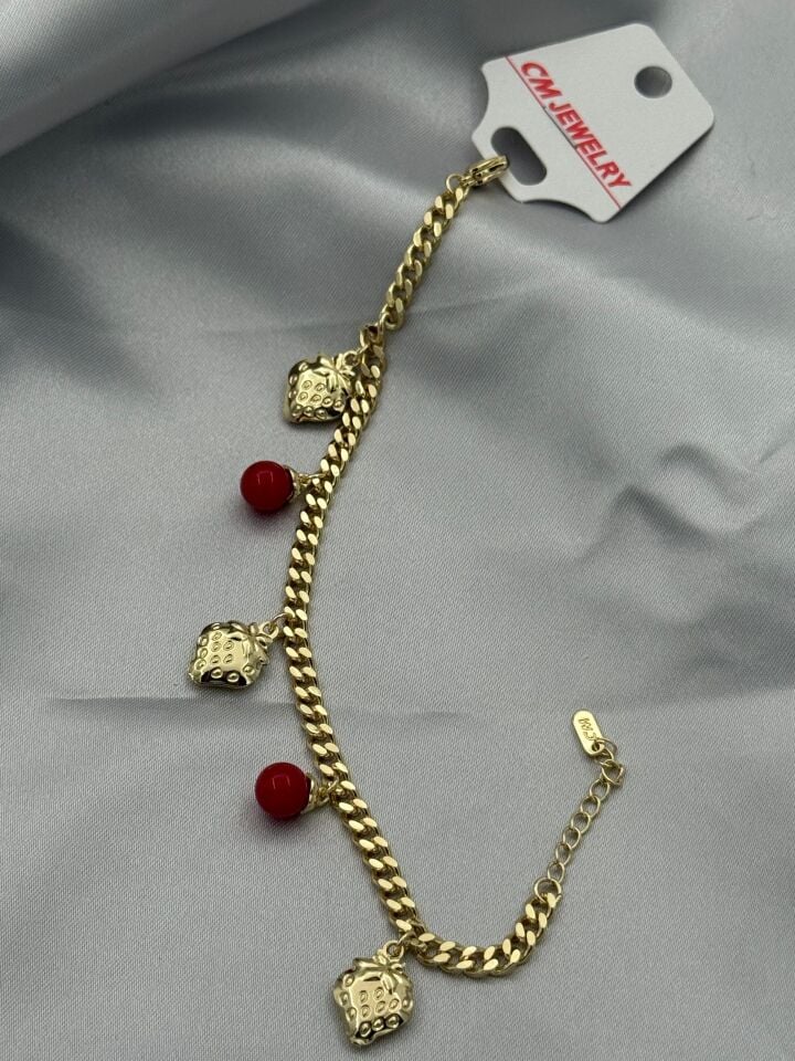 14K CM Bileklik // BILEK-5372