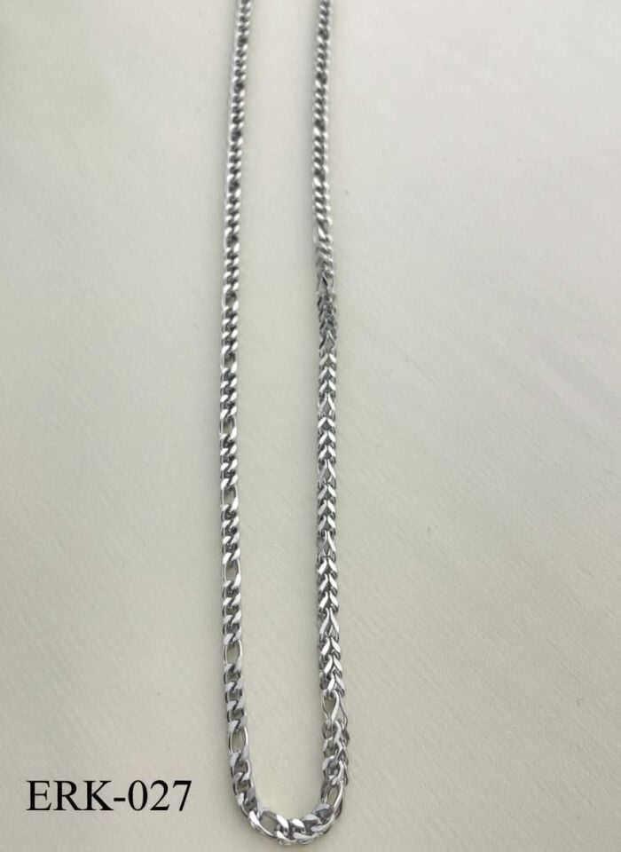 Herrenhalskette aus Stahl (60 cm)