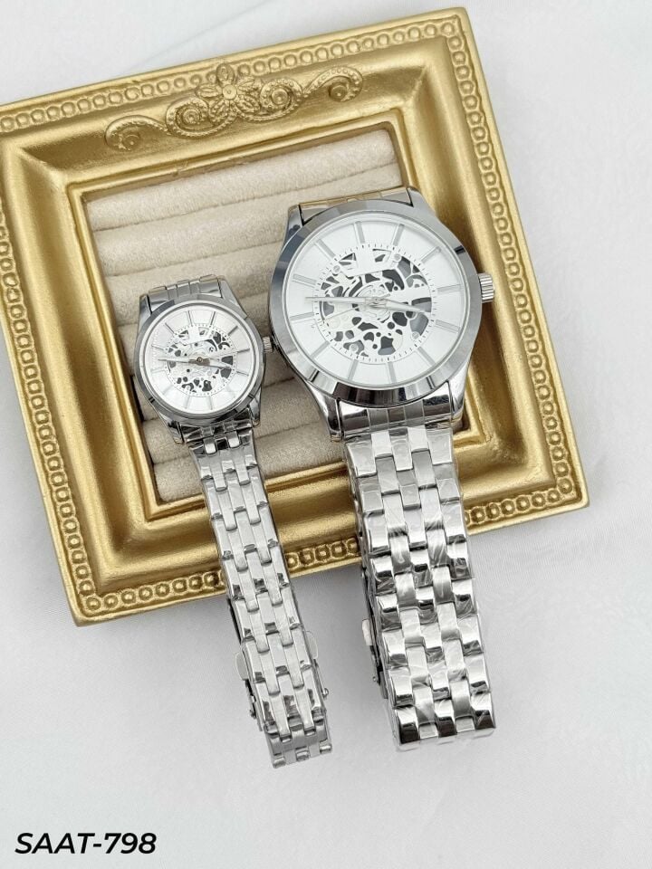 Çelik Çift Saati // SAAT-798