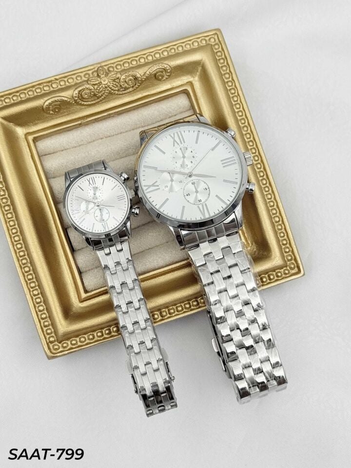 Çelik Çift Saati // SAAT-799
