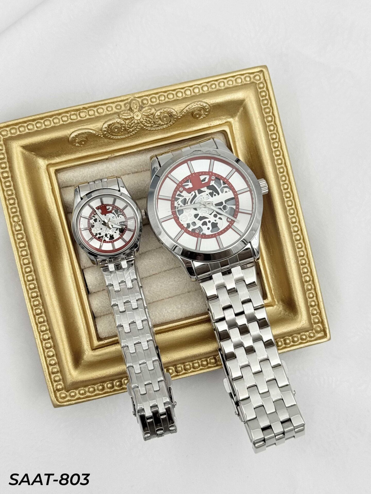Çelik Çift Saati // SAAT-803