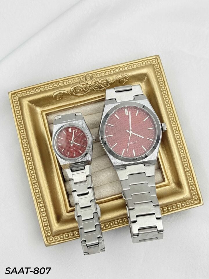 Çelik Çift Saati // SAAT-807