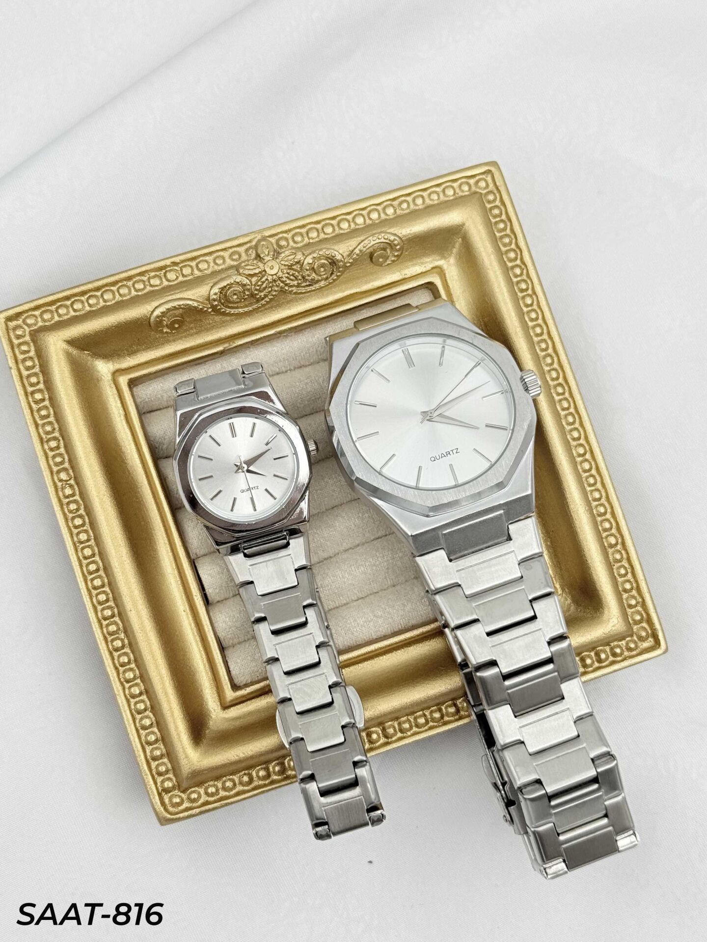 Çelik Çift Saati // SAAT-816