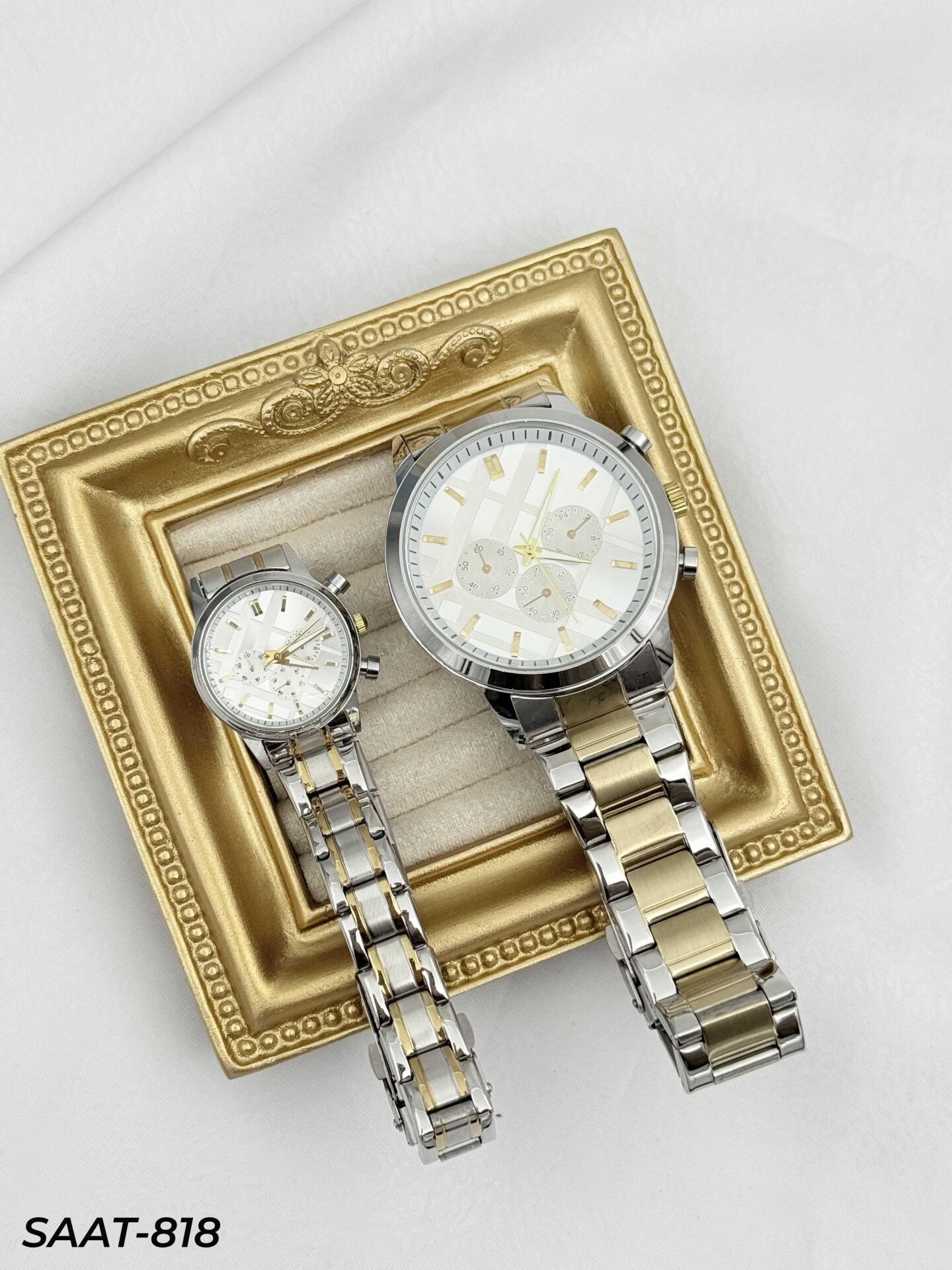 Çelik Çift Saati // SAAT-818