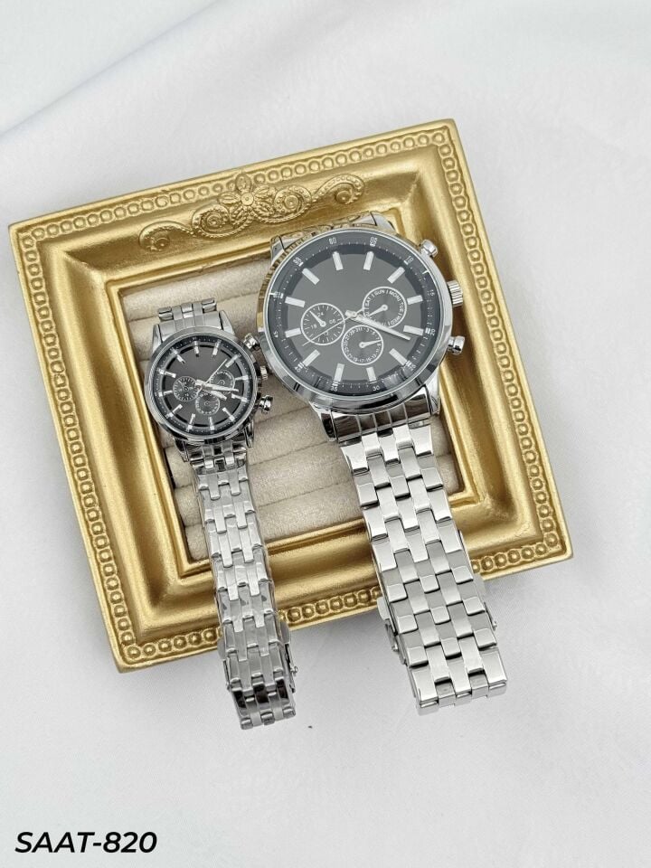 Çelik Çift Saati // SAAT-820
