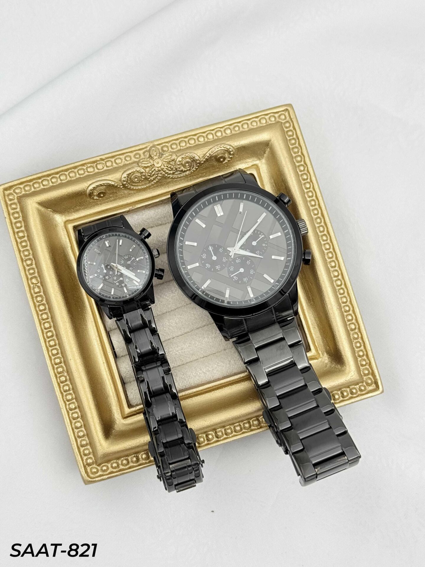 Çelik Çift Saati // SAAT-821