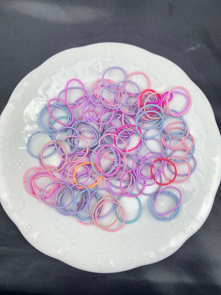 Mercerisierte elastische Schnalle (verkauft in 100er-Stücken) // BUCKLE-150