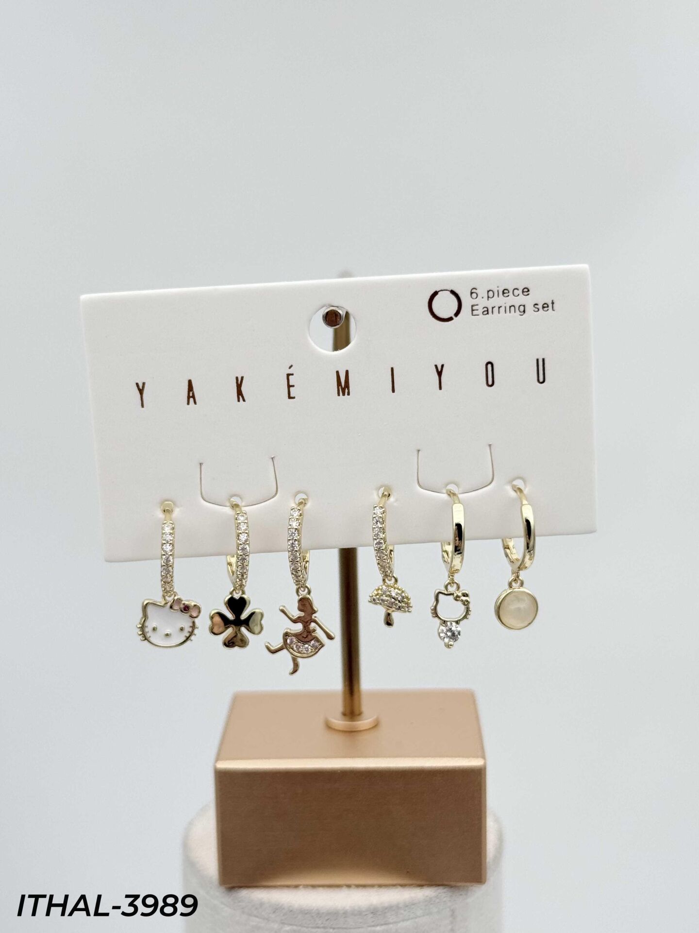 YAKEMIYOU 6'lı Set Küpe // ITHAL-3989