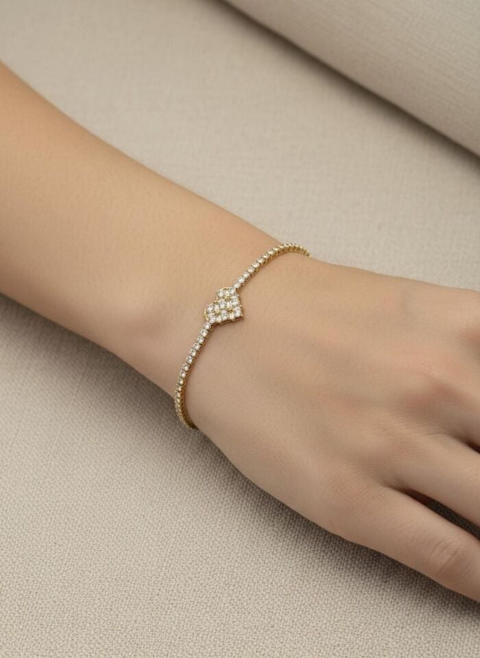 Çelik Su Yolu Bileklik // BILEK-6776