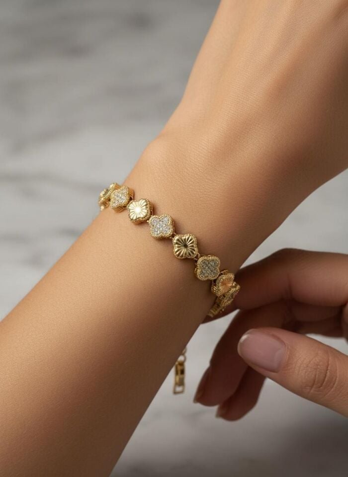 14K CM Bileklik // BILEK-6783