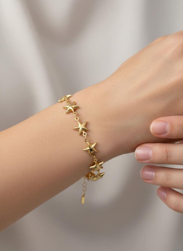 14K CM Bileklik // BILEK-6785