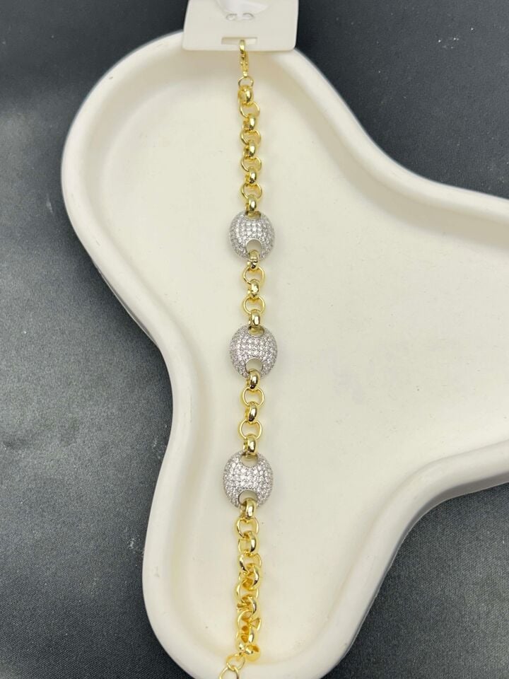 14K FULLY Bileklik // BILEK-3454