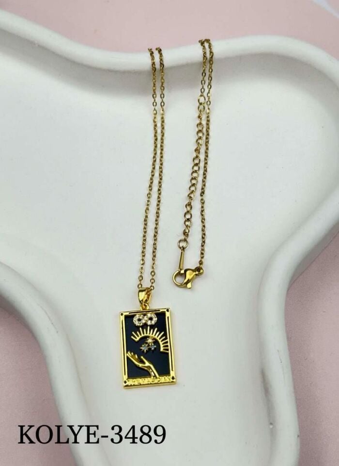 Çelik Kolye 45cm // KOLYE-3489