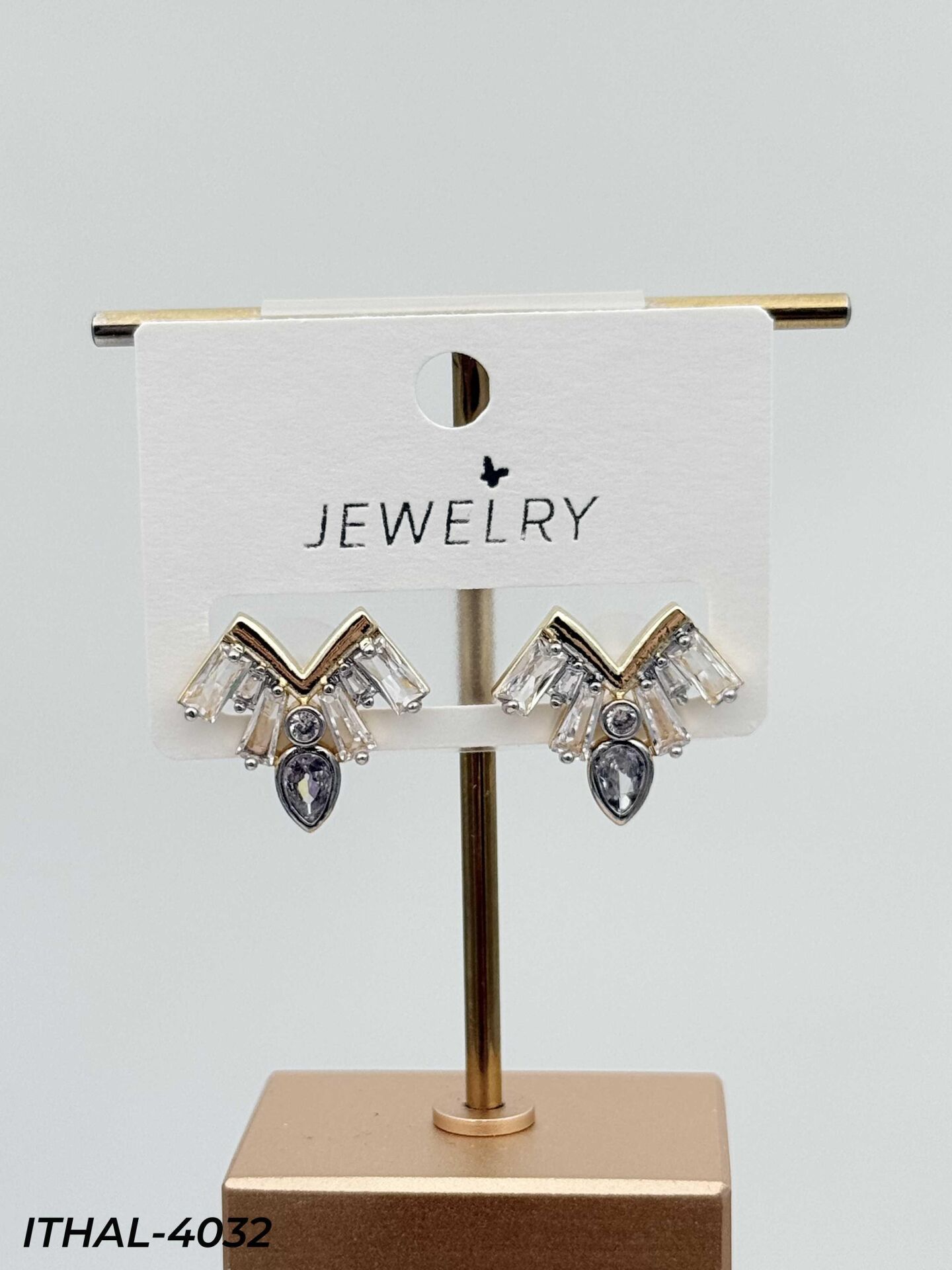 14K Zirkon Küpe // ITHAL-4032