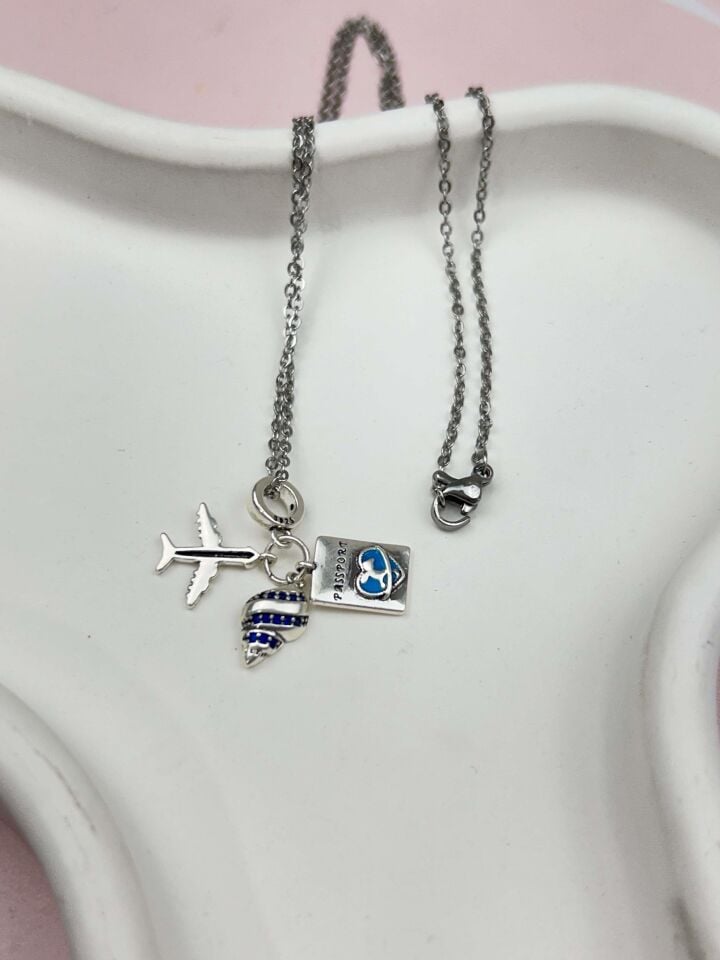 Çelik Kolye 45cm // KOLYE-3505