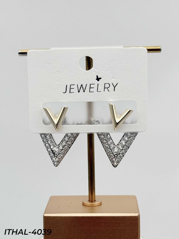 14K Zirkon Küpe // ITHAL-4039