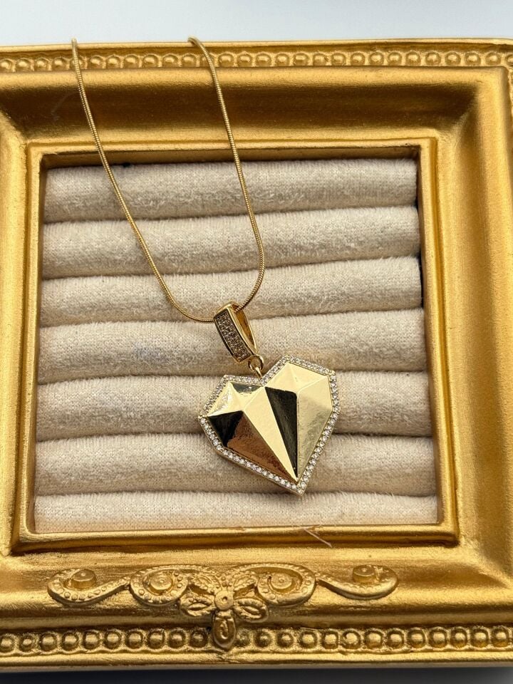 Stahlkette 45cm // HALSKETTE-5793