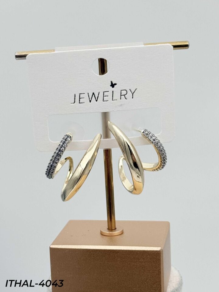 14K Zirkon Küpe // ITHAL-4043