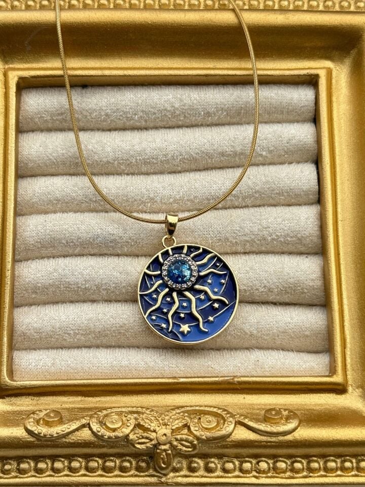 Stahlkette 45cm // HALSKETTE-5803