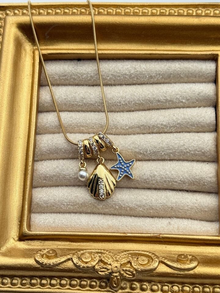 Stahlkette 45cm // HALSKETTE-5811