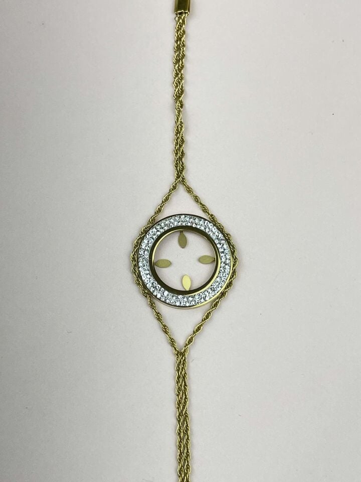 Steel Quarter Bracelet // WRIST-2488
