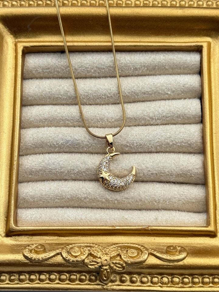 Stahlkette 45cm // HALSKETTE-5815