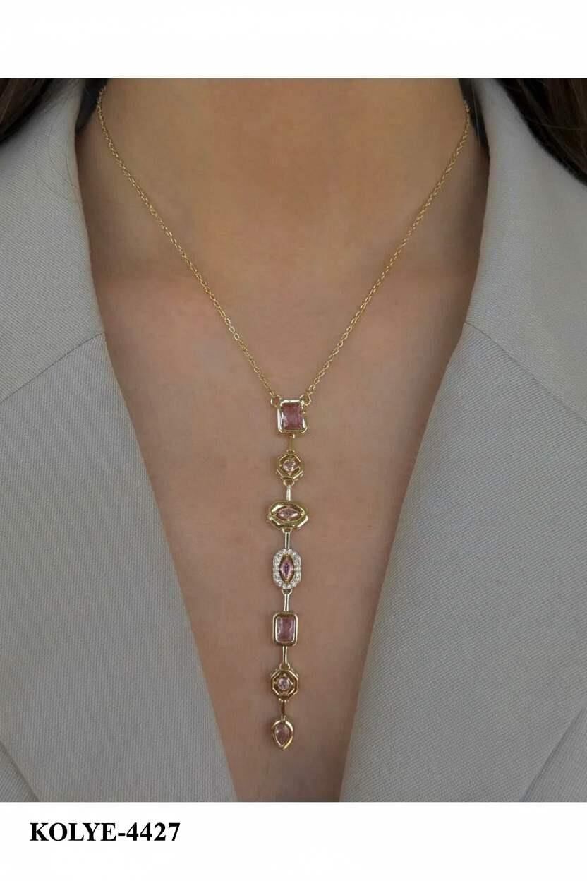 Çelik Barbie Y Kolye 45cm // KOLYE-4427