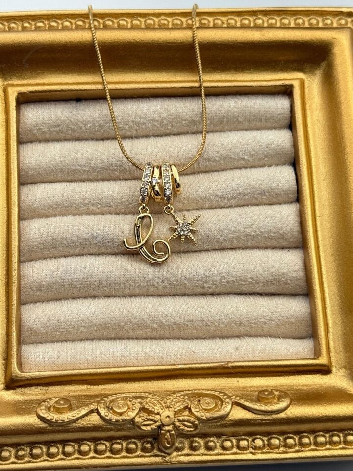 Stahlkette 45cm // HALSKETTE-5819