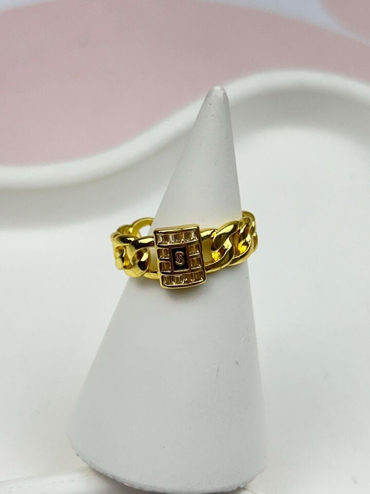 Steel Gurmet Ring (Adjustable) // RING-885