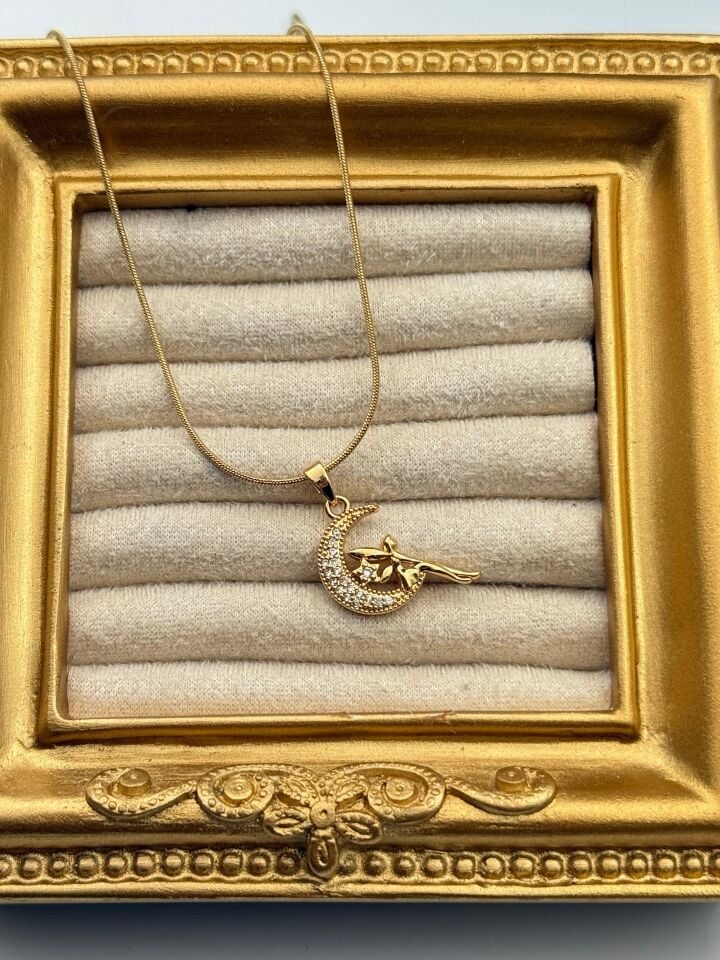 Stahlkette 45cm // HALSKETTE-5822