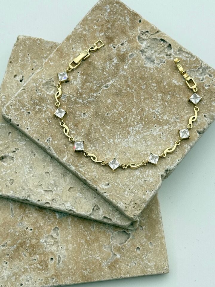 14K CM Bileklik // BILEK-5818