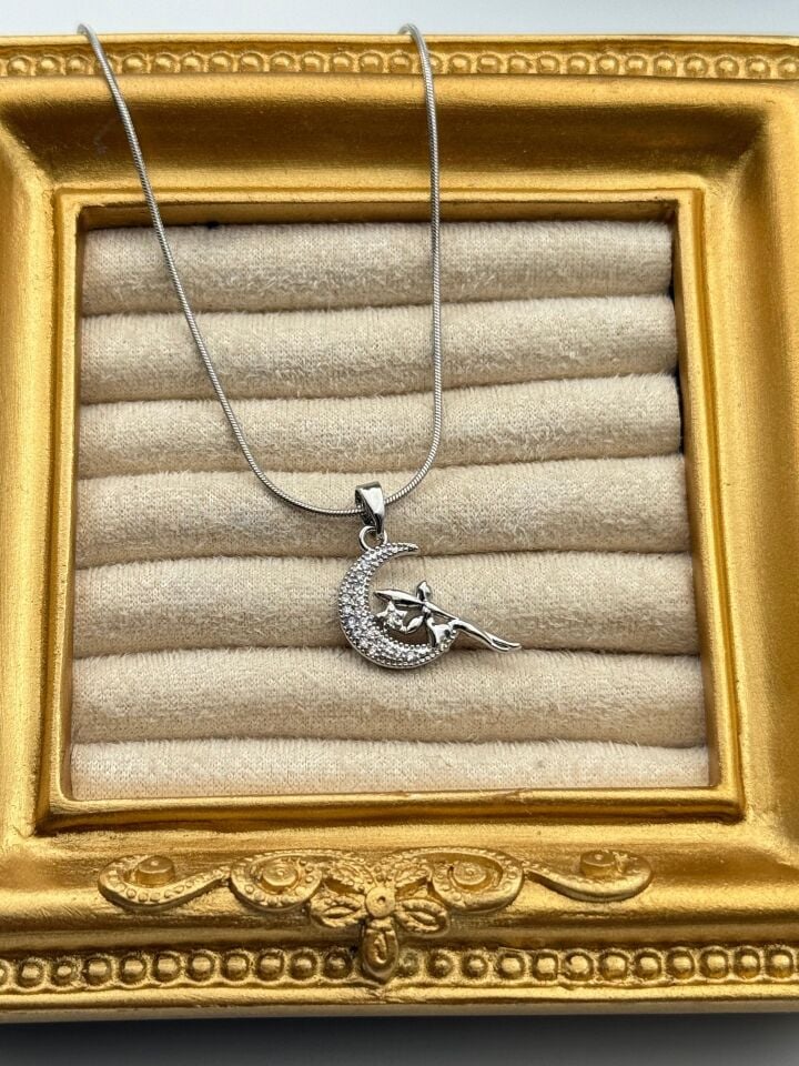 Stahlkette 45cm // HALSKETTE-5824