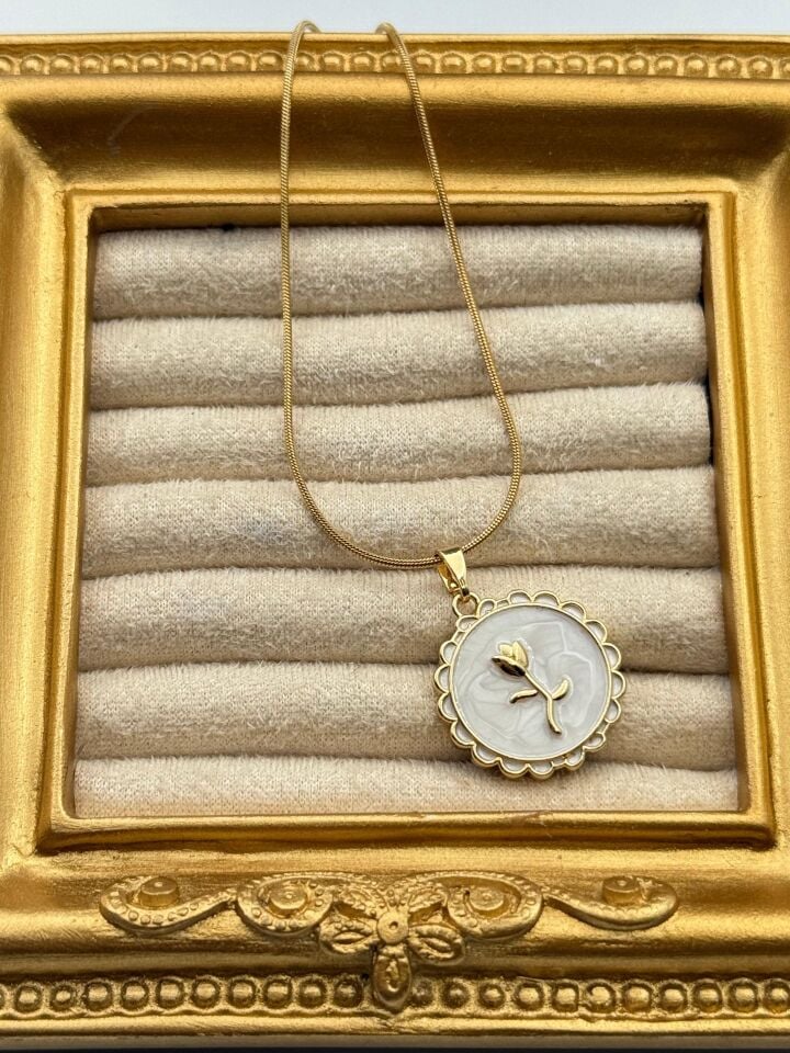 Stahlkette 45cm // HALSKETTE-5825