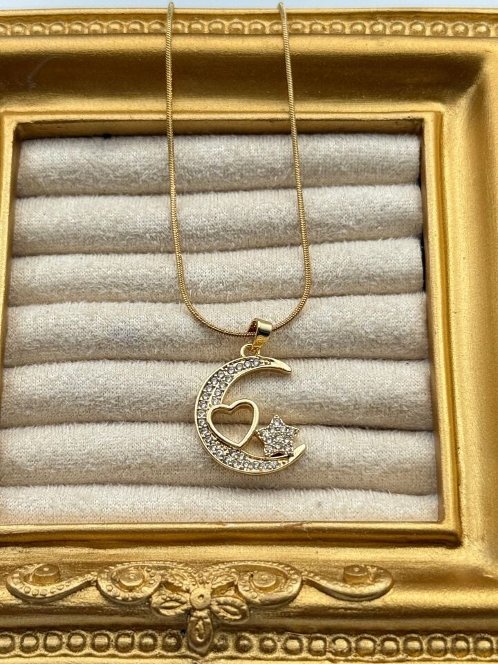 Stahlkette 45cm // HALSKETTE-5827