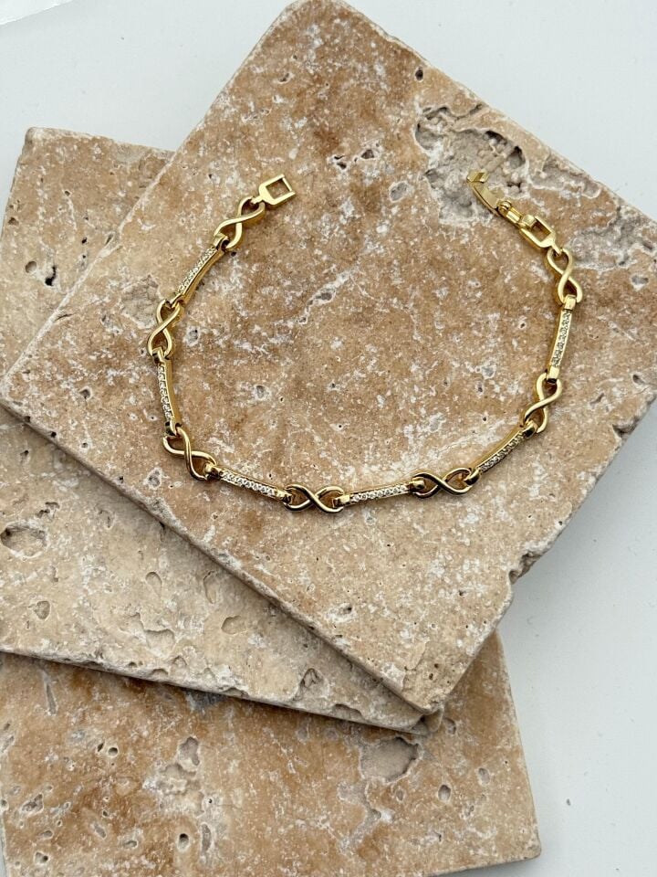 14K CM Bileklik // BILEK-5823