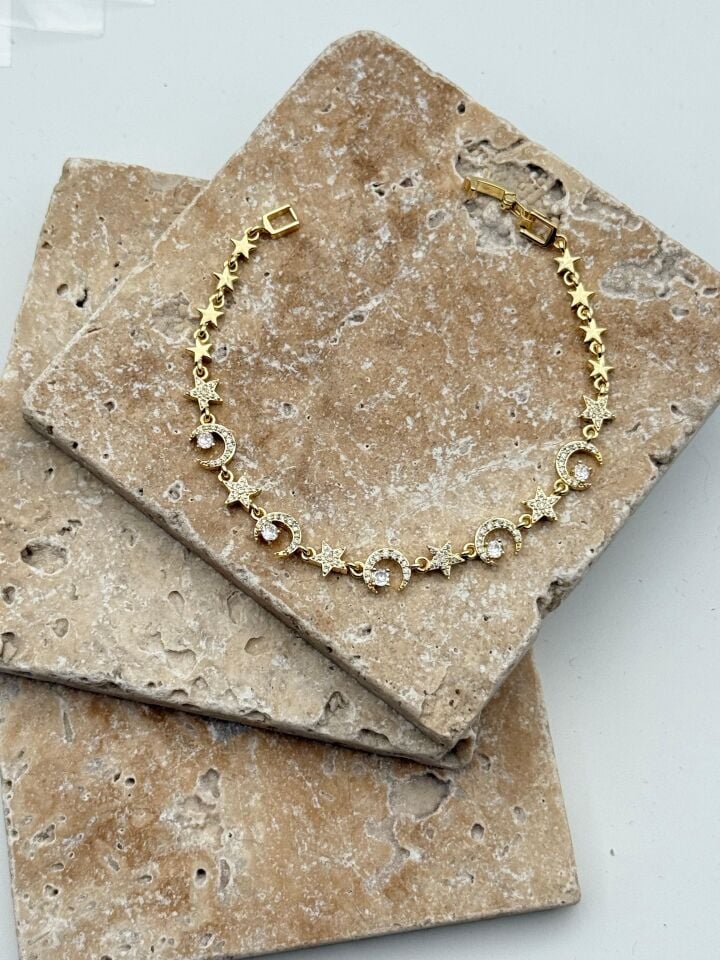 14K CM Bileklik // BILEK-5825