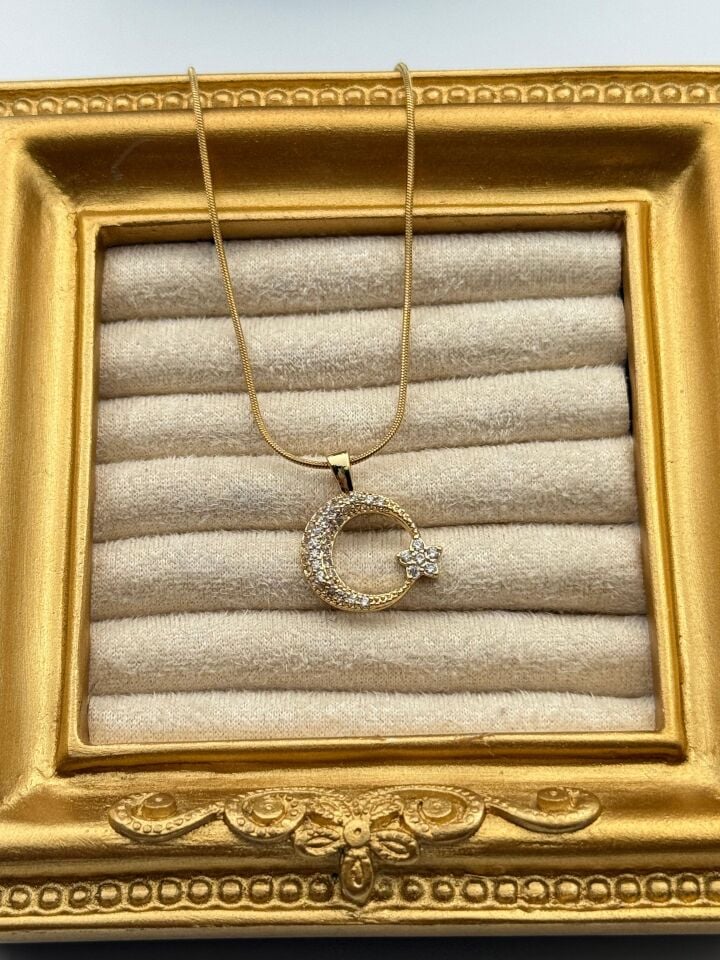 Stahlkette 45cm // HALSKETTE-5830