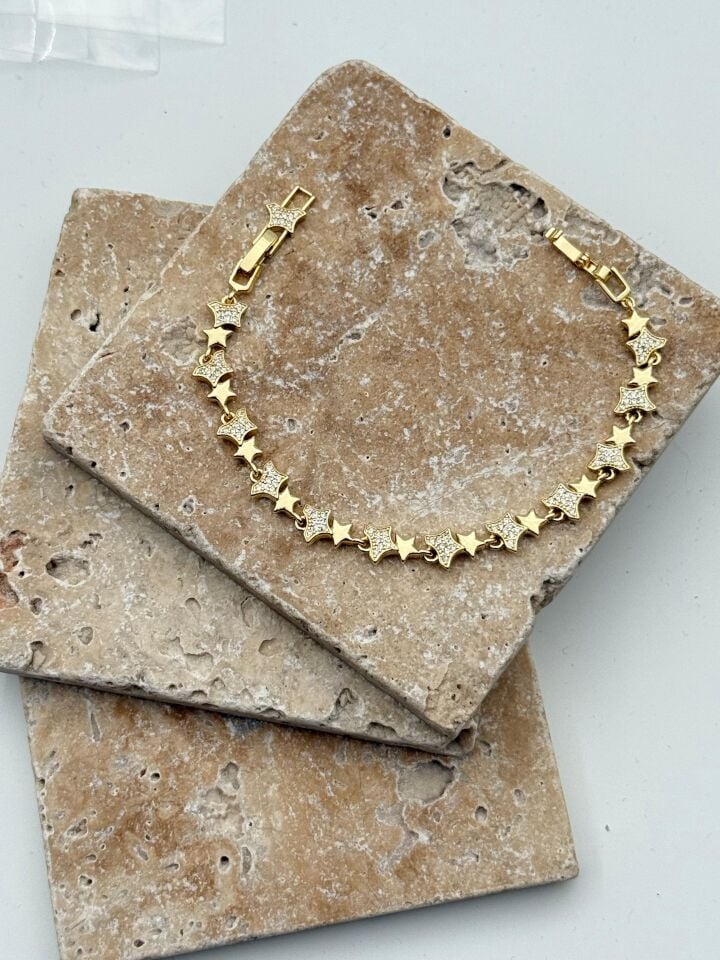 14K CM Bileklik // BILEK-5826