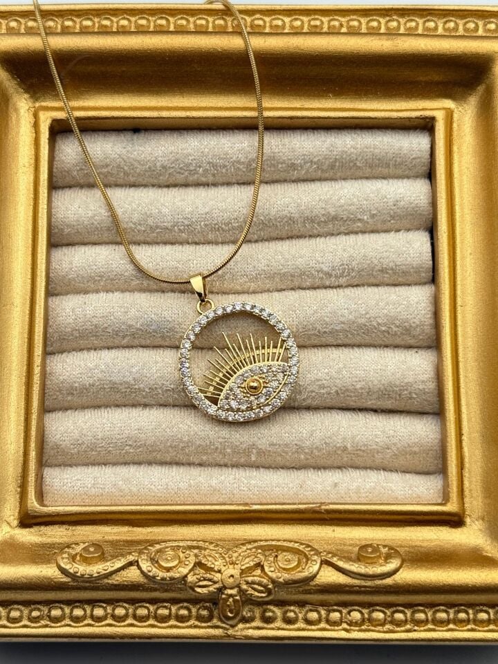 Stahlkette 45cm // HALSKETTE-5831